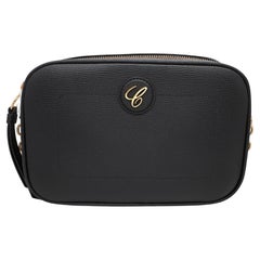 Chopard Happy Sport Bolsa para cámara de piel granulada negra 95000-1110