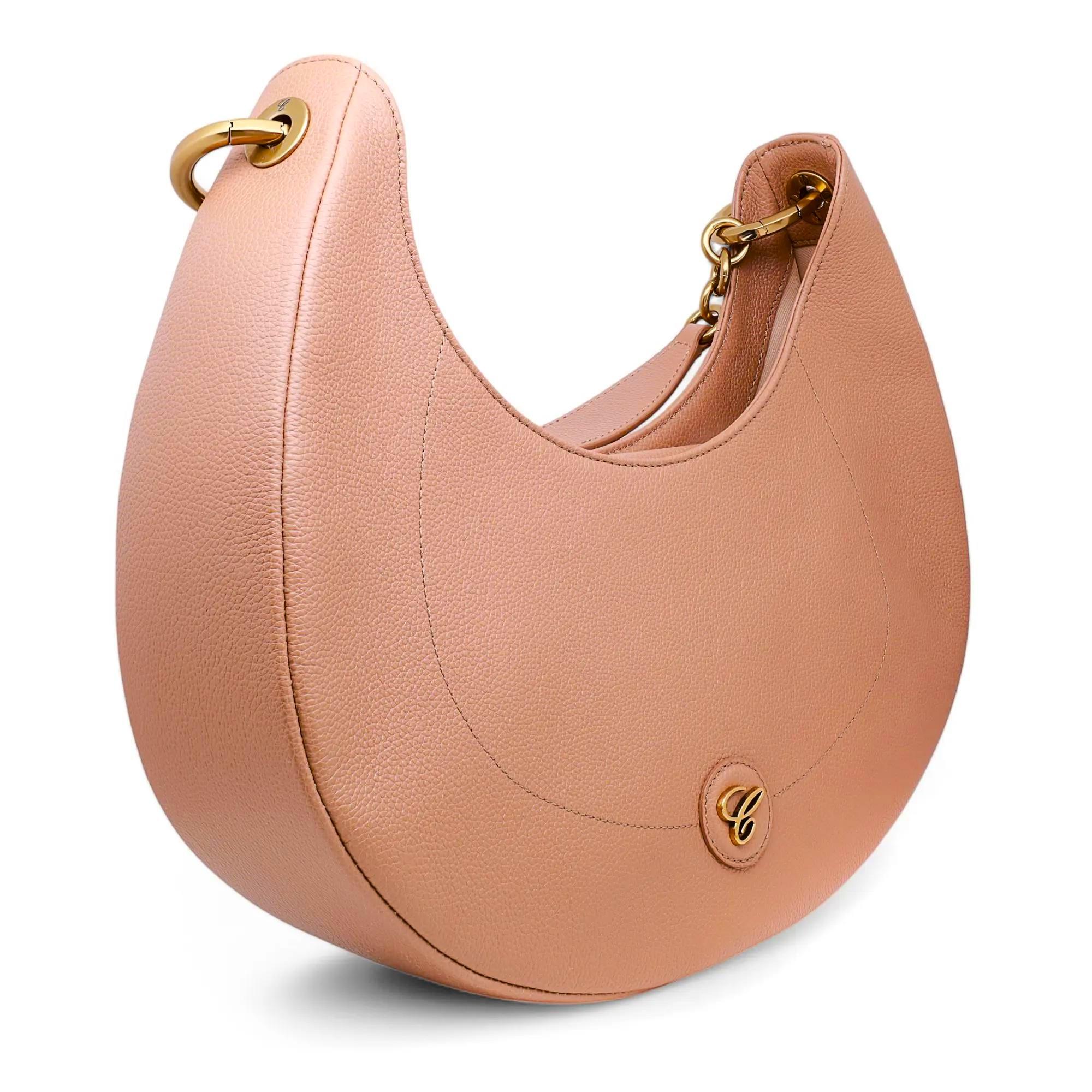 Chopard Happy Sport Bolso Hobo de piel granulada Carmel 95000-1209 en Nuevo estado para la venta en New York, NY
