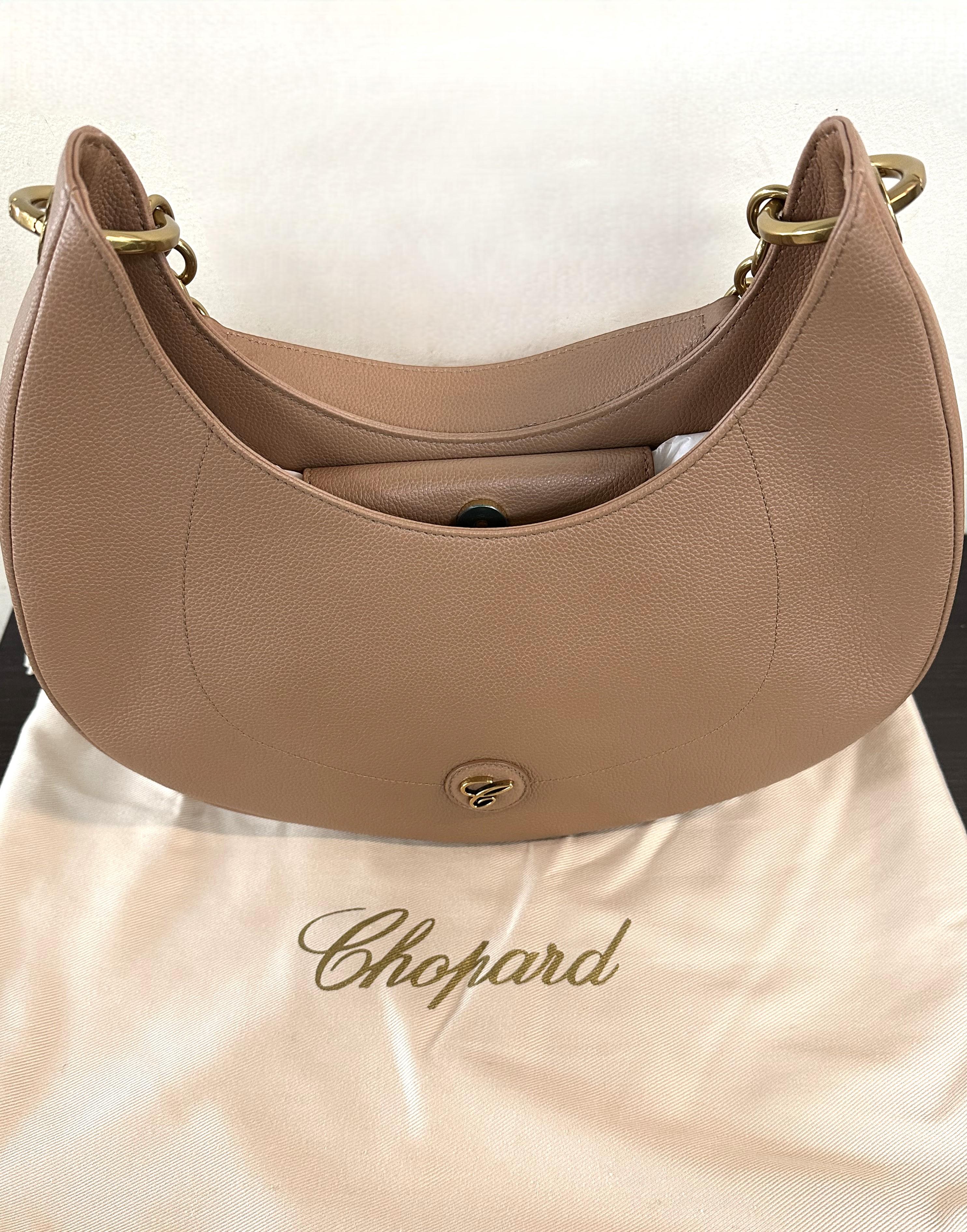 Chopard Happy Sport Bolso Hobo de piel granulada Carmel 95000-1209 en venta 1