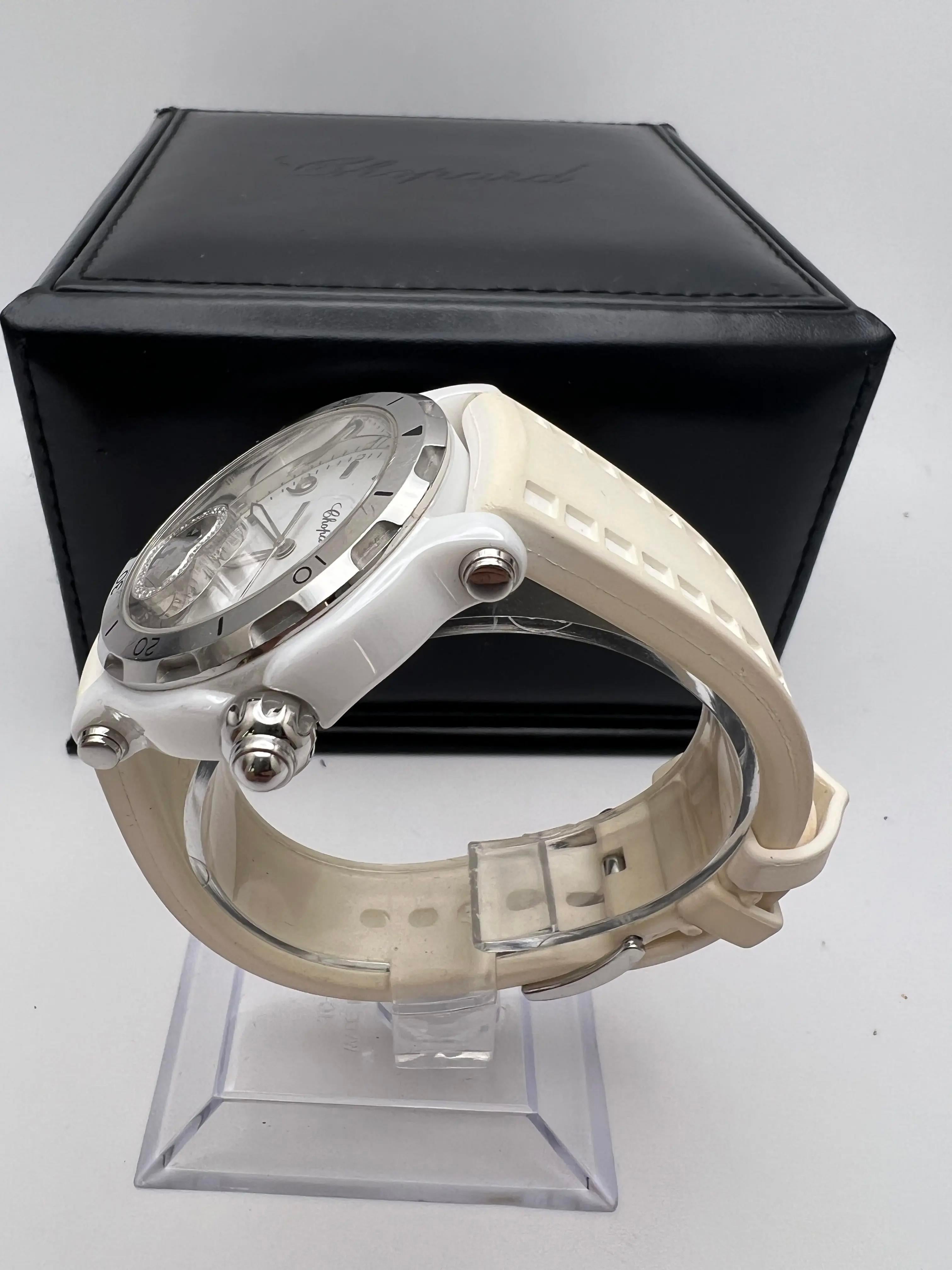 Chopard Happy Sport Ceramic Floating Heart Valentine Edition 288507-9021 B&P For Sale 1