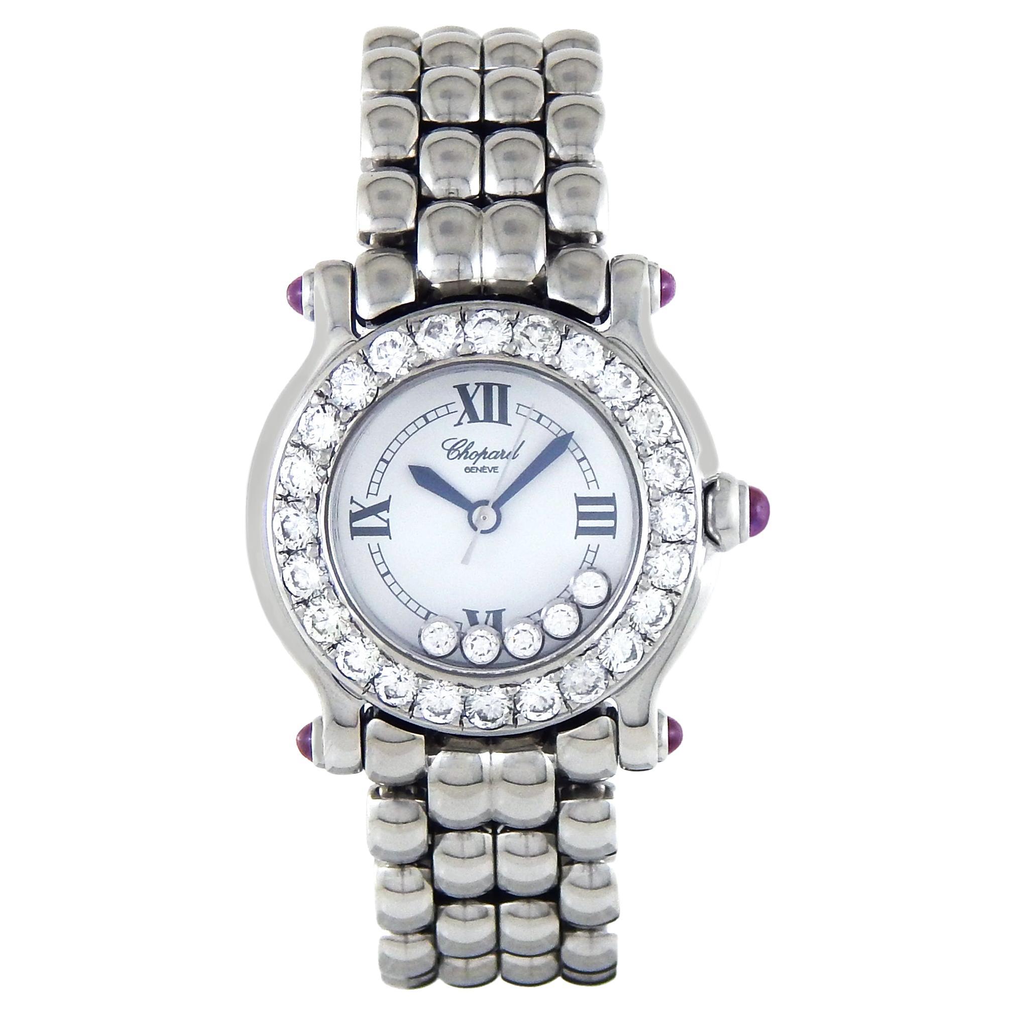 Chopard Happy Sport Diamond Bezel Watch 27/8250-23