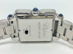 Chopard Ladies Stainless Steel Diamond Happy Sport Quartz Wristwatch Ref 8325