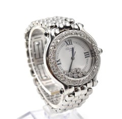 Chopard “Happy Sport” Diamond Stainless Steel Ladies Watch Ref 8236