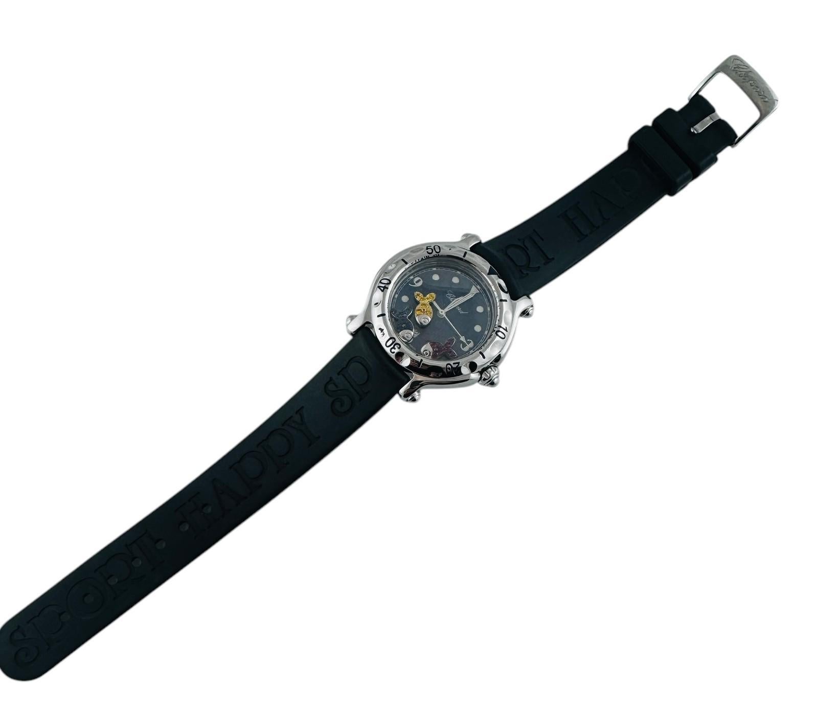 Chopard Happy Sport Fish 27/8921-402 Watch Sapphire Rubies #20960 7
