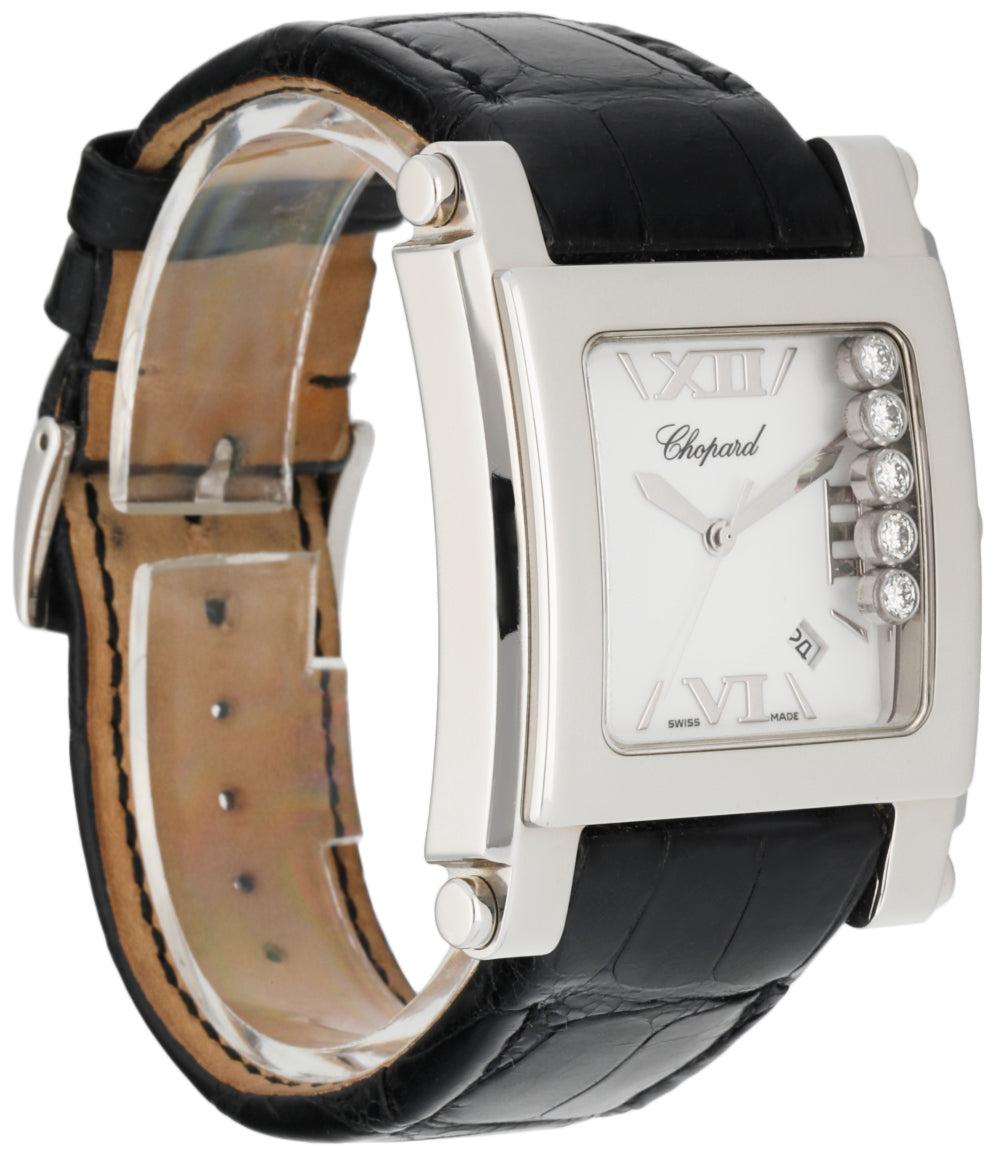 Chopard Happy Sport Floating Diamonds 28/8447 Mens Watch In Excellent Condition In Great Neck, NY