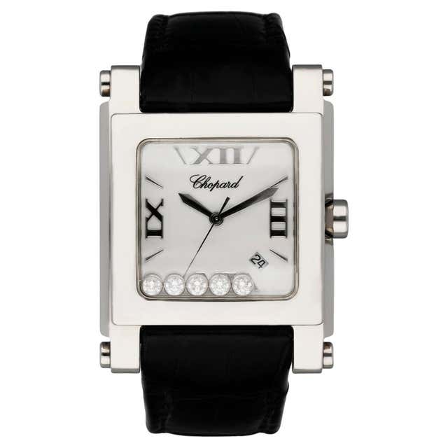 Ladies Chopard Happy Sport Floating Diamond Snowflake 27/8949 at 1stDibs