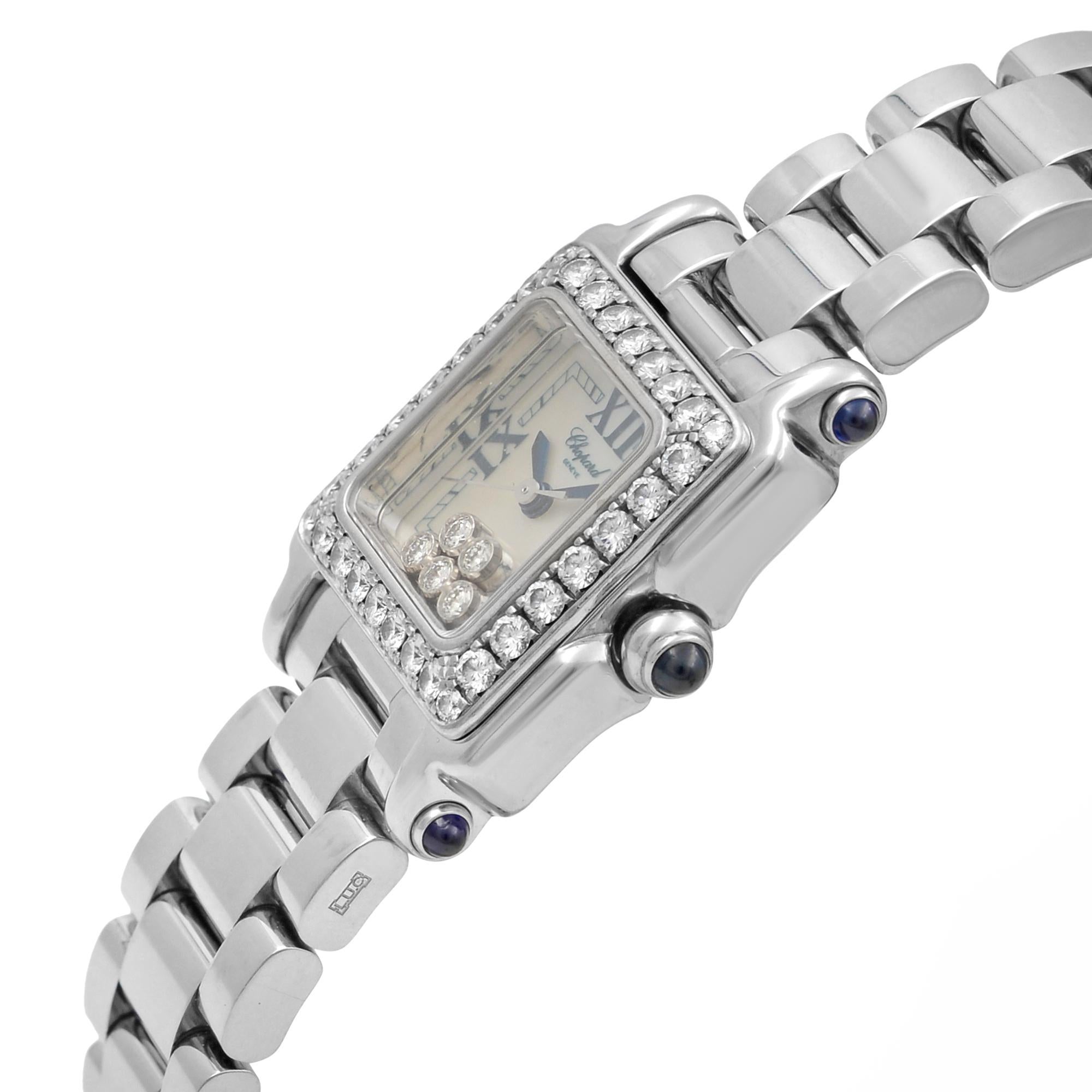 chopard ladies watch floating diamonds