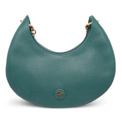 Chopard Happy Sport Bolso Hobo de piel granulada verde 95000-1207