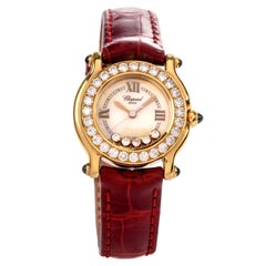 Vintage Chopard Happy Sport Happy Diamond Ladies Diamond Bezel Watch Ref 27/6149-23/11