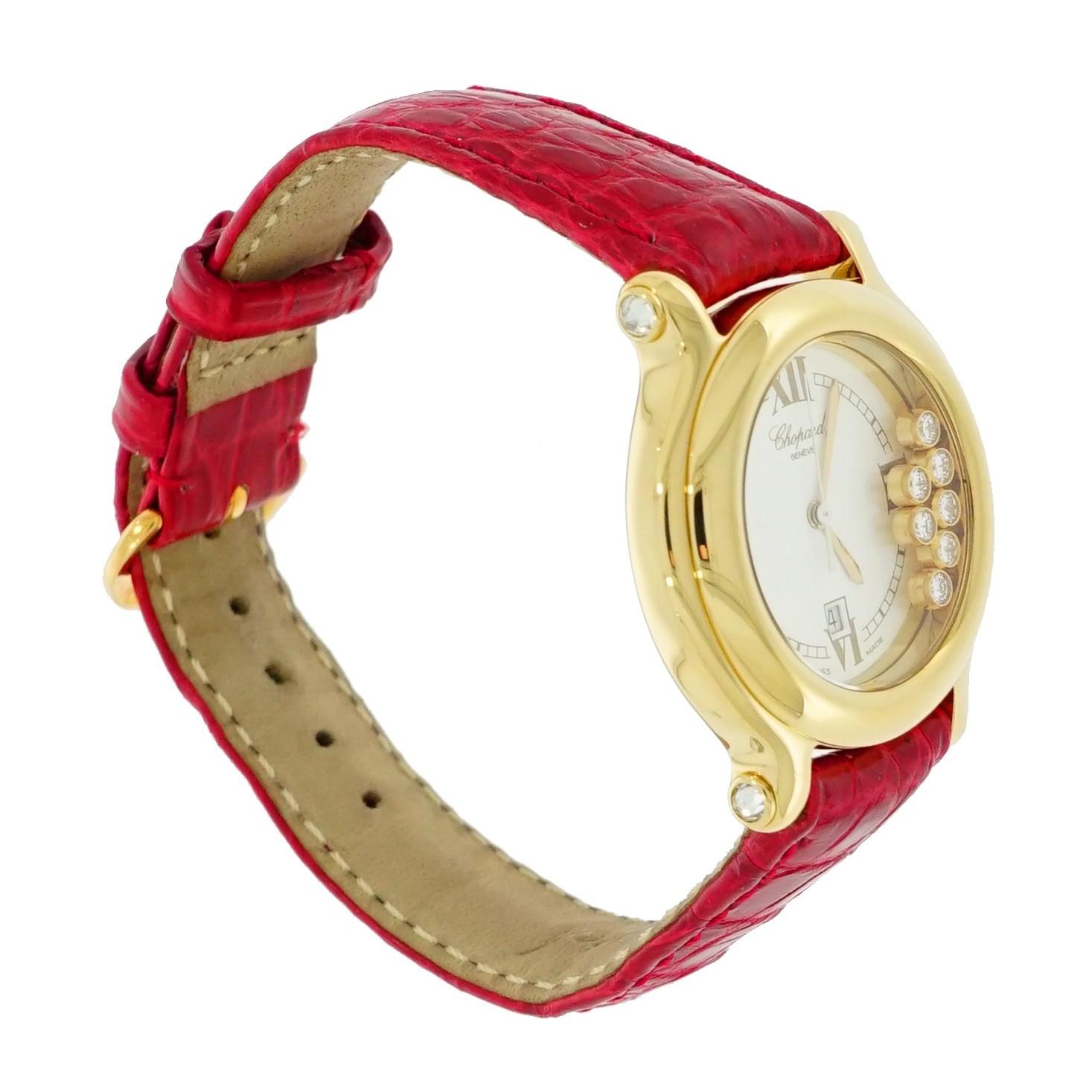 Modern Chopard Happy Sport in Yellow Gold 27/6144-20