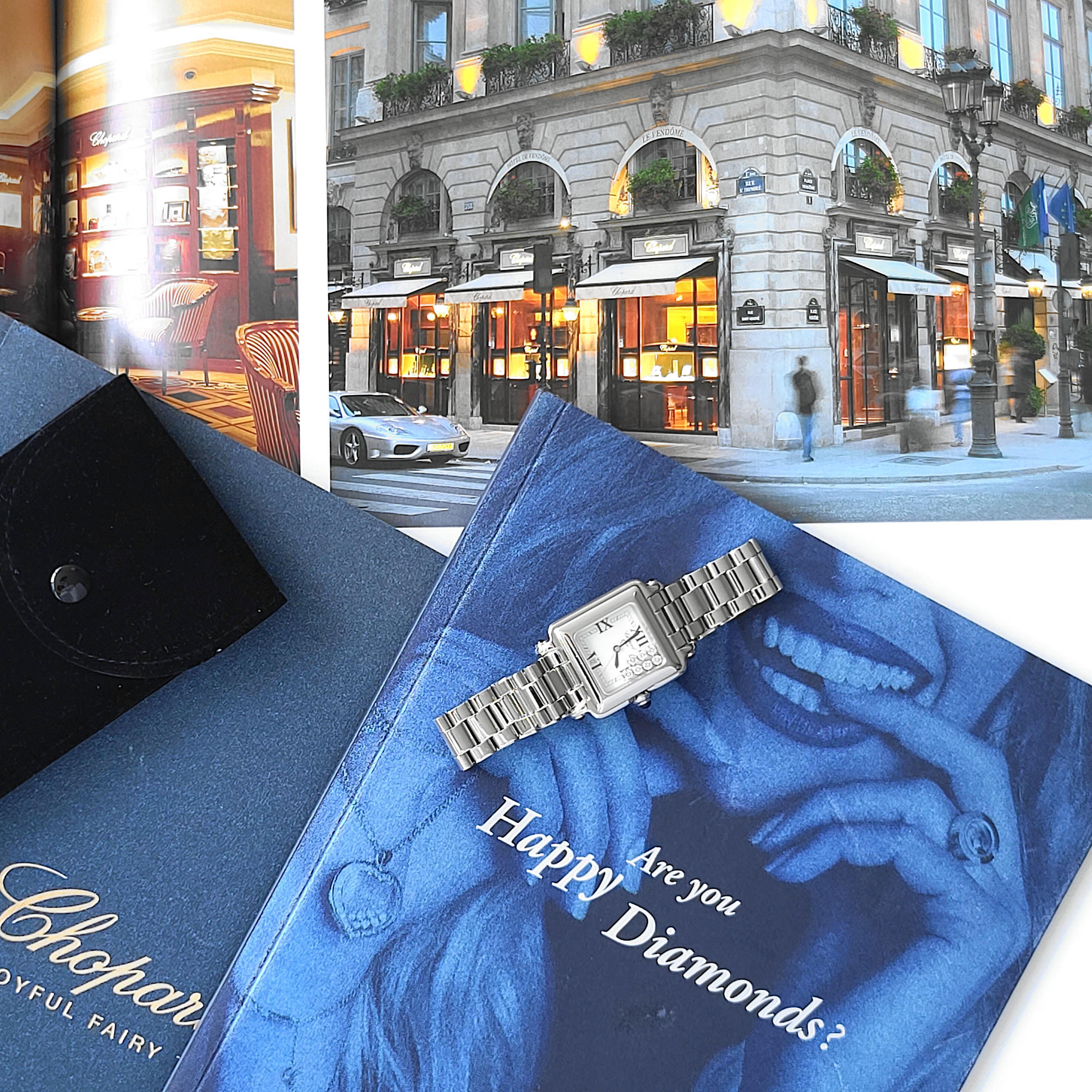 CHOPARD	
Founded in 1860

For the discerning ladies

Chopard is one of the last family-run watchmaking and jewelry company. Wear Chopard watch it's integrate the club of famous actresses : Sophia Lauren, Audrey Hepburn, Rihanna, Julia Roberts, Anja