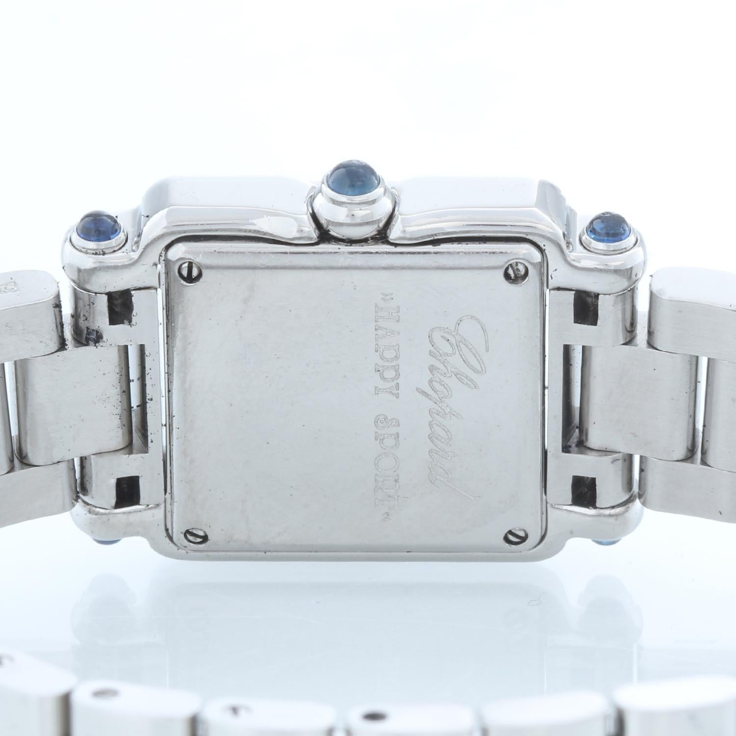 Women's Chopard Happy Sport Ladies 5 Floating Diamonds Stainless Steel Watch 27/8894-23/