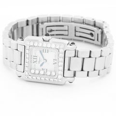 Chopard Happy Sport Ladies 5 Floating Diamonds Stainless Steel Watch