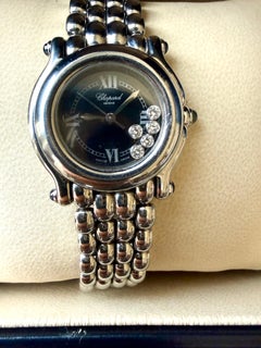 Chopard Happy Sport Damenuhr „Floating Diamonds“ mit Saphiren – Caroline Scheufele