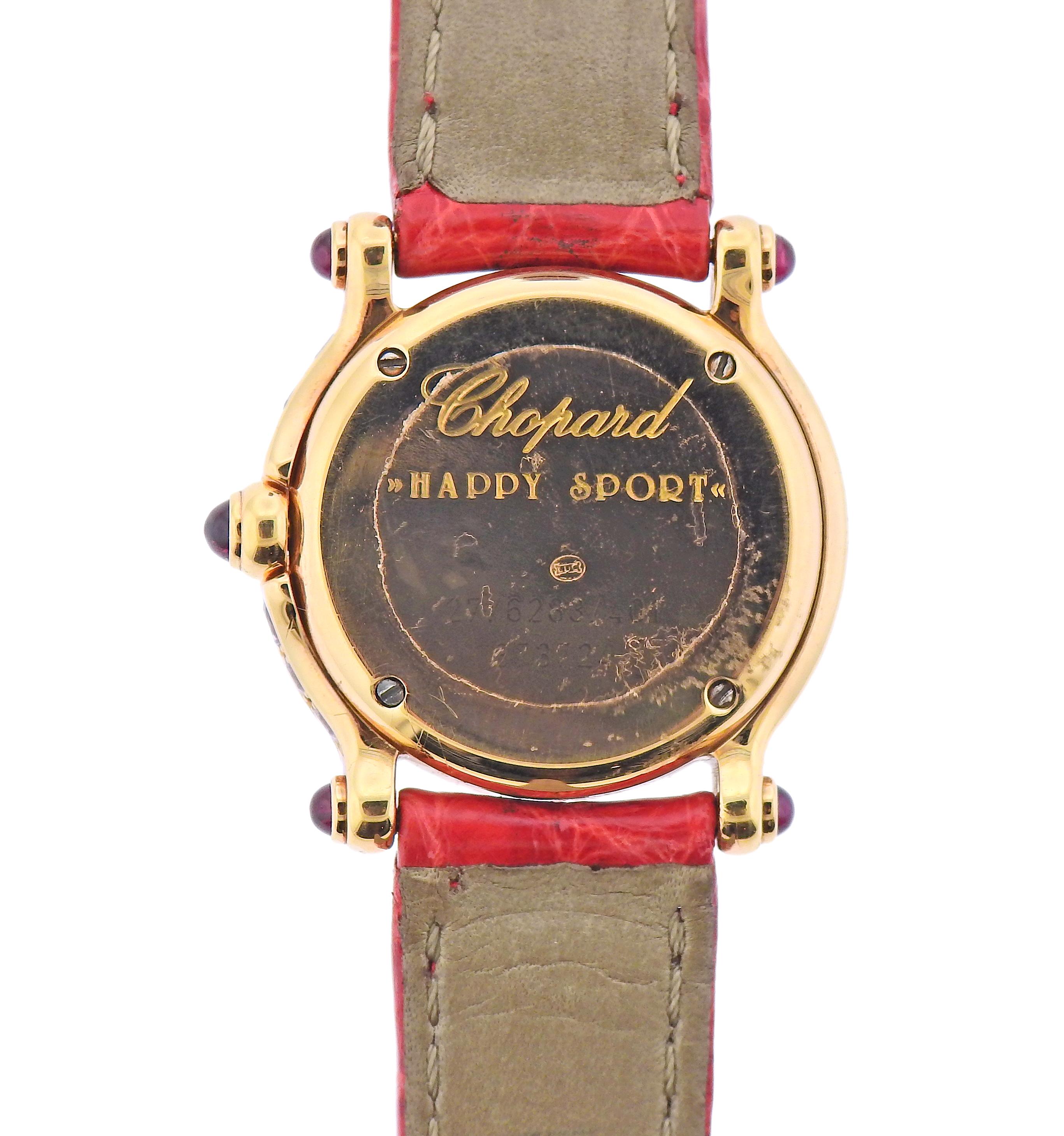 watch with ruby stones