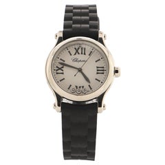 Chopard Happy Sport Orologio al quarzo in acciaio e gomma