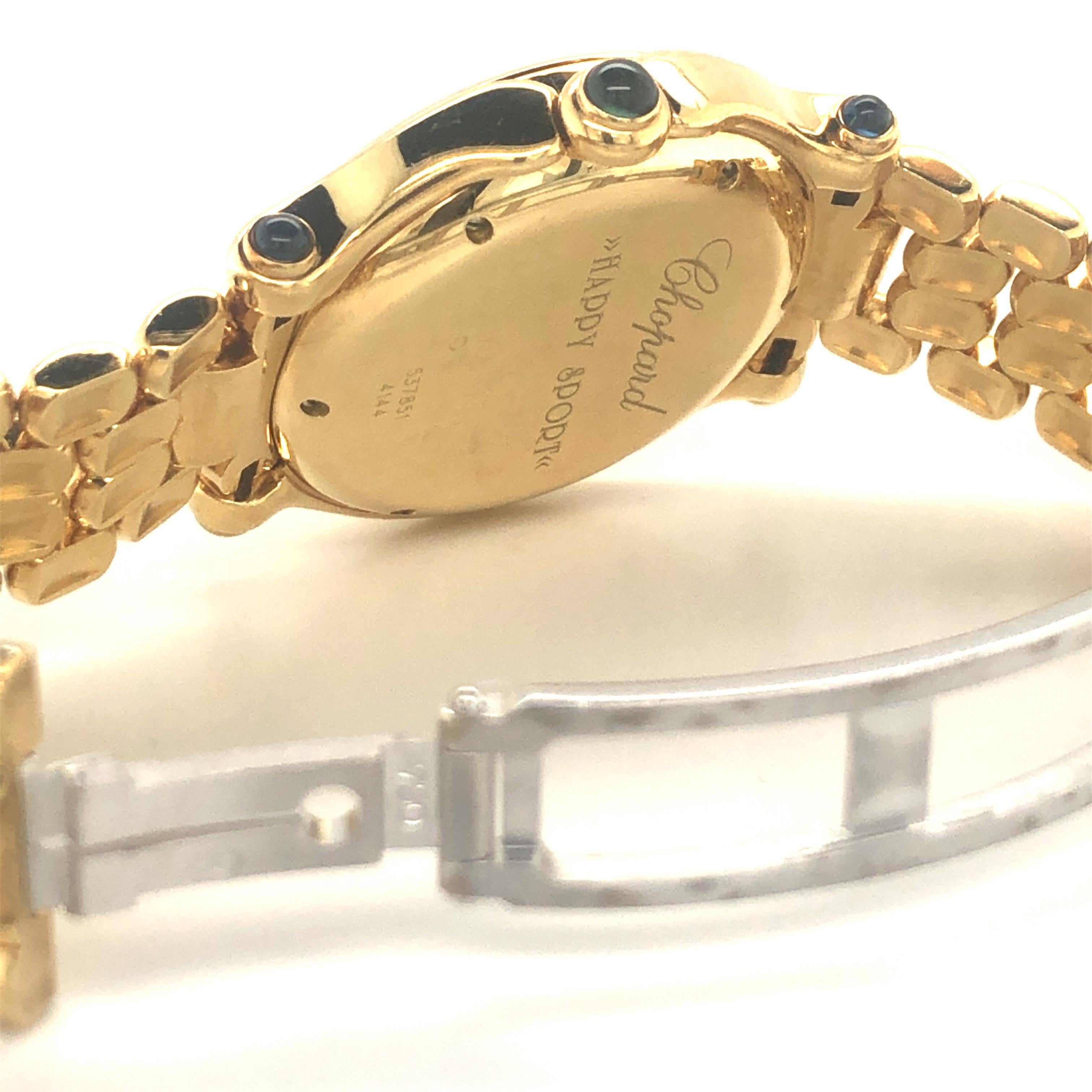 Chopard Happy Sport Ref. 27/6137-23 in 18 Karat Yellow Gold 1