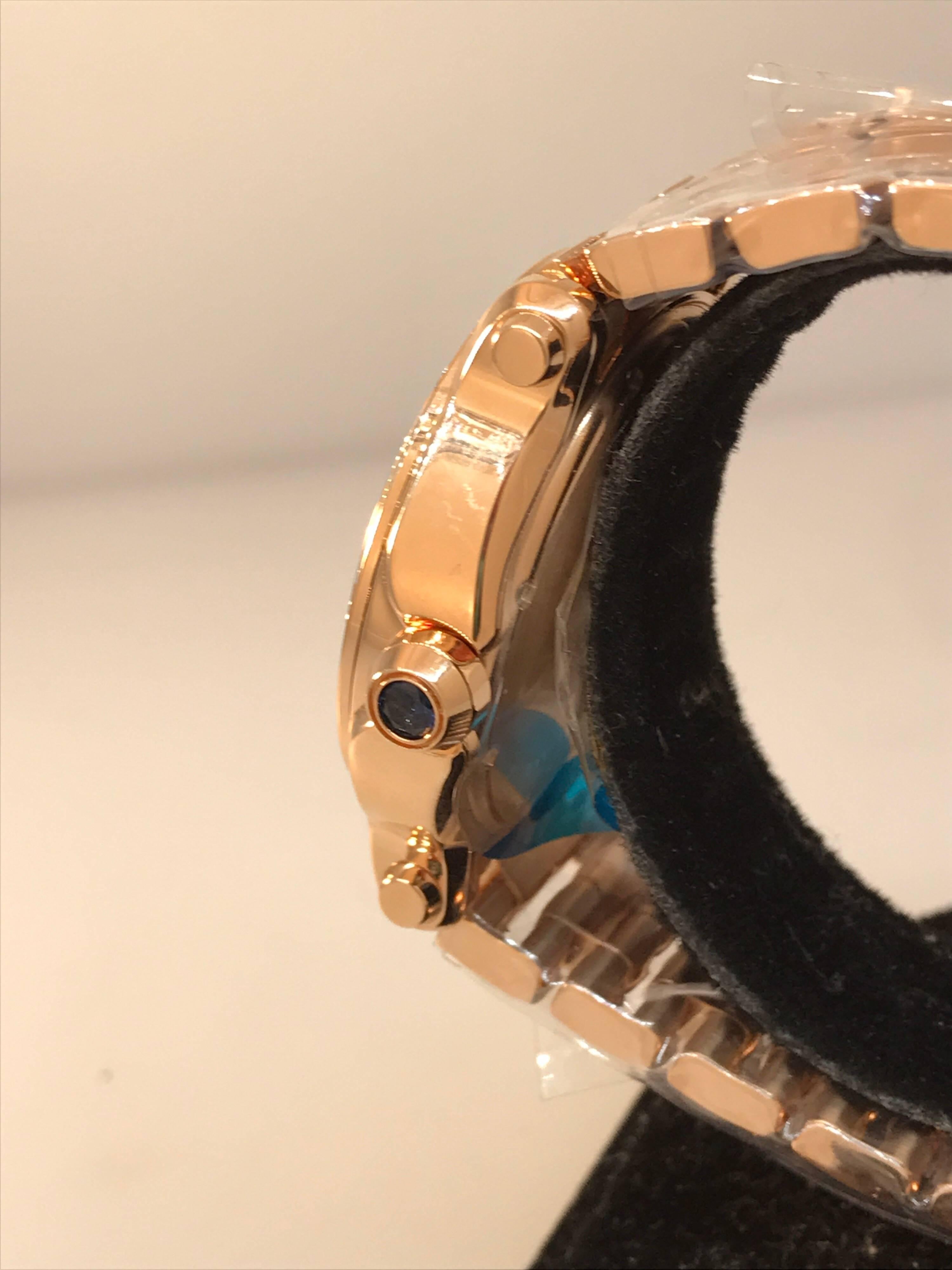Chopard Happy Sport Rose Gold Diamond Bezel Bracelet Ladies Watch 277481-5002 For Sale 3