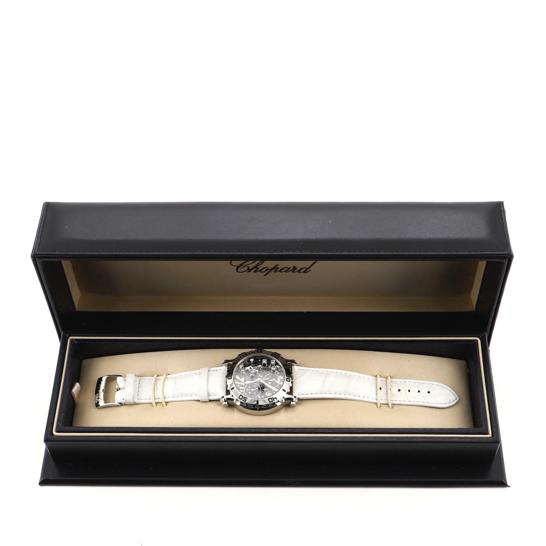 Condition: Good. Moderate wear, slight cracking and darkening on strap, scratches on hardware.
Accessories: Box
Measurements: Case Size/Width: 42mm, Watch Height: 13mm, Band Width: 22mm, Wrist circumference: 6