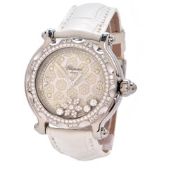 Chopard Happy Sport Snowflake Diamond Ladies Watch REF 8347