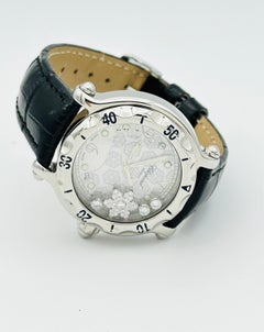Chopard Happy Sport Snowflake Diamonds Steel White Watch - 28/8948 38mm
