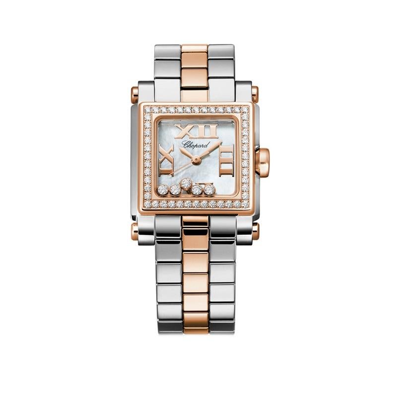 Chopard Happy Sport Square Mini Watch 278516-6004 In New Condition In Wilmington, DE