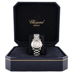 Chopard Happy Sport Star & Moon Round Quartz Watch Stainless Steel with F