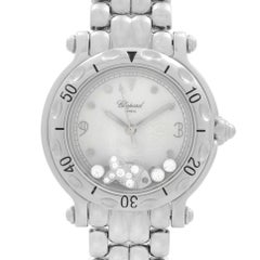 Chopard Happy Sport Steel Floating Fish Silver Dial Quartz Watch 27/8236-23