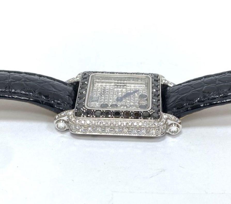 Chopard Happy Sport White Gold Diamond Watch 1