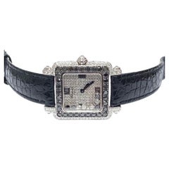 Chopard Montre Happy Sport en or blanc et diamants