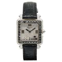 Vintage Chopard Happy Sport White Gold Diamond Watch