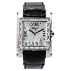 Chopard Happy Sport XL 288448-2001 Diamond Mother of Pearl Montre en acier inoxydable