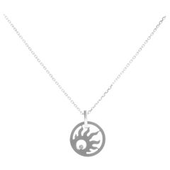 Chopard Happy Sun White Gold Pendant Necklace