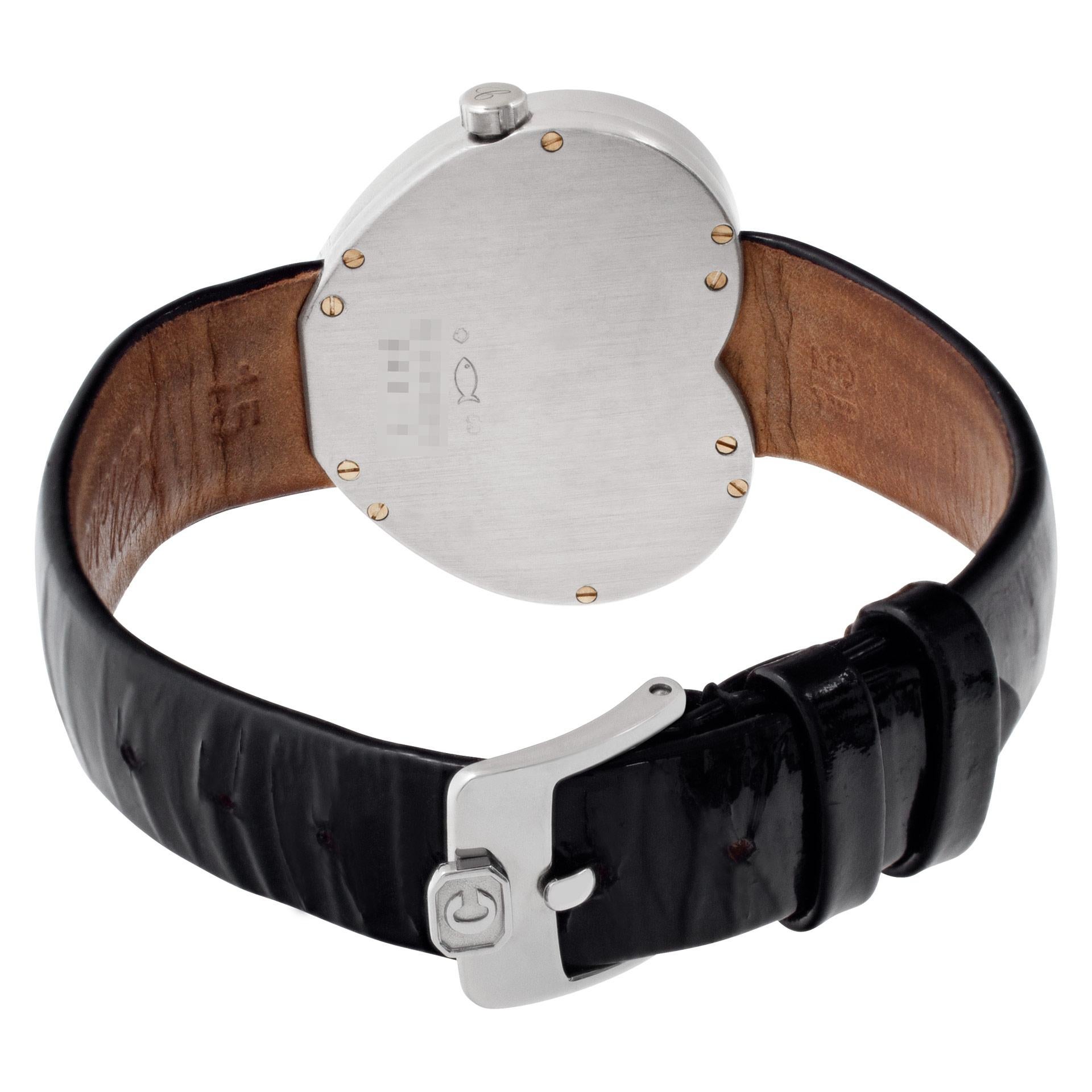 Women's Chopard Heart Watch in 18k White Gold with Custom Diamond Bezel Ref. 5631