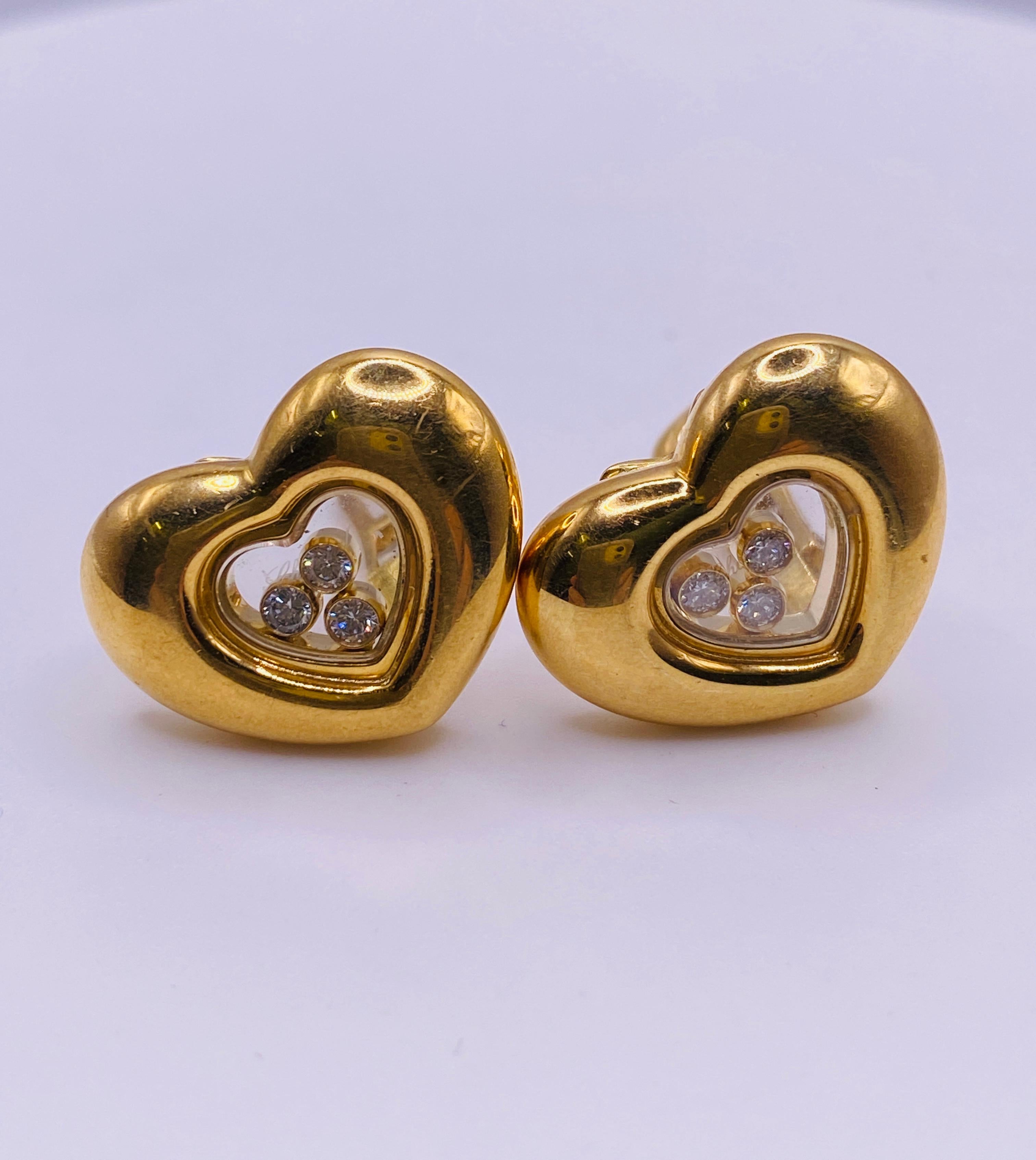 heart clip on earrings