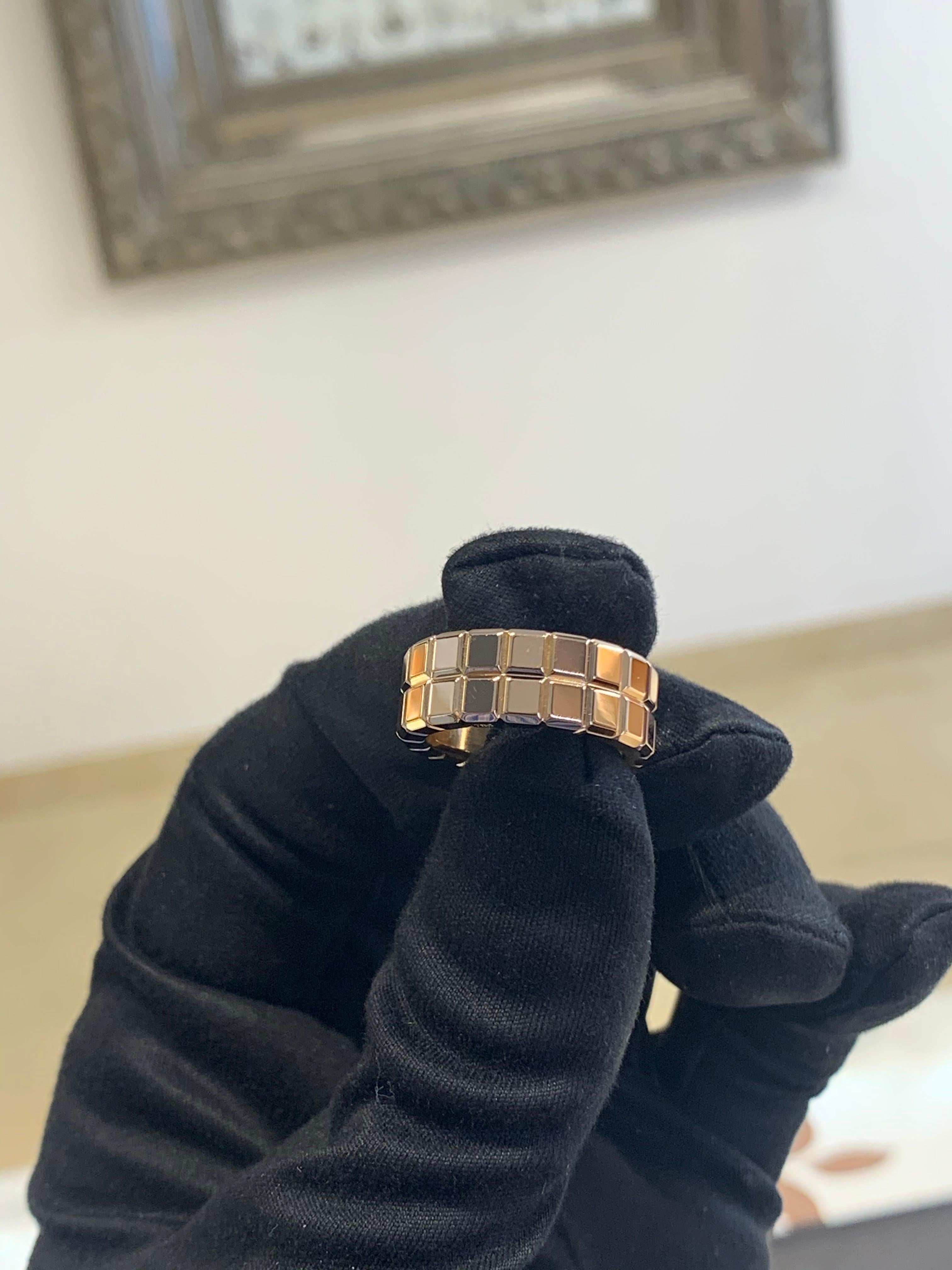 Chopard Eiswürfel 18k Gold Ring für Damen oder Herren im Angebot
