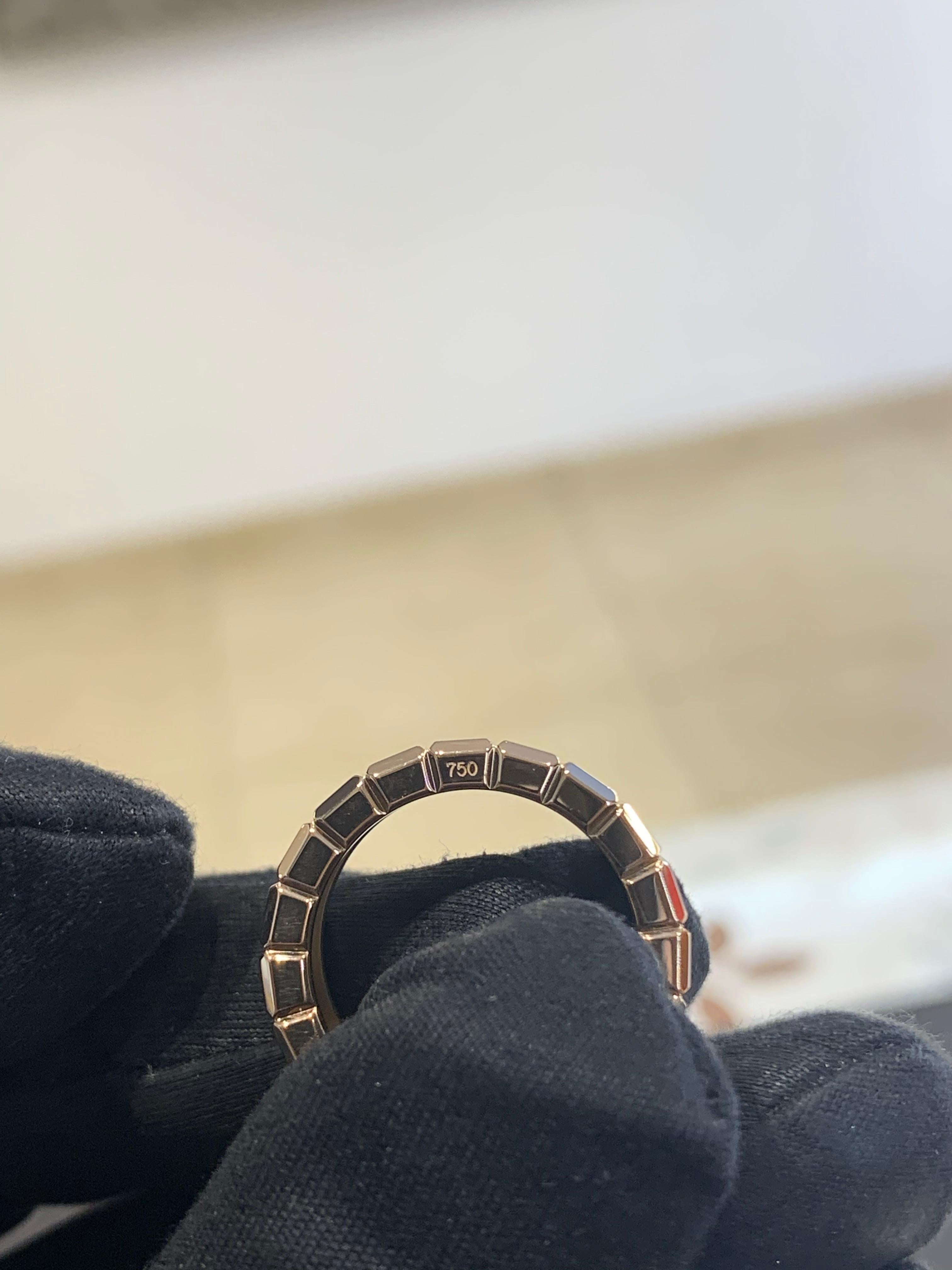 Chopard Ice Cube 18k Gold Ring For Sale 2