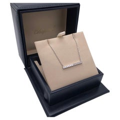 Chopard Ice Cube 18K White Gold Diamond Women Necklace