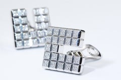 Chopard Ice Cube 18 Karat White Gold Earrings with Diamonds
