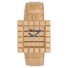 Montre Chopard Ice Cube 32MM 13/6858 Or jaune 18K Diamant Quartz