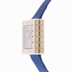 Chopard Ice Cube by De Grisobono Womens Quartz Watch 18k Solid Yg Diamond Dial