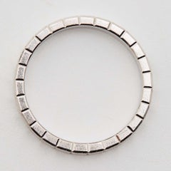 Chopard Eiswürfel-Diamantring aus 18 Karat Weißgold mit Diamanten, Größe 49