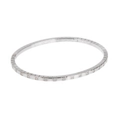 Chopard Ice Cube Diamond Bangle Bracelet en or blanc 18k