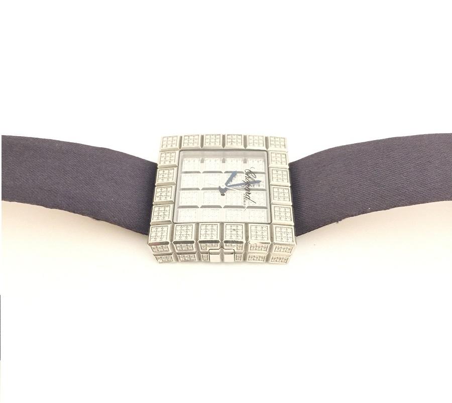 chopard ice cube diamond watch