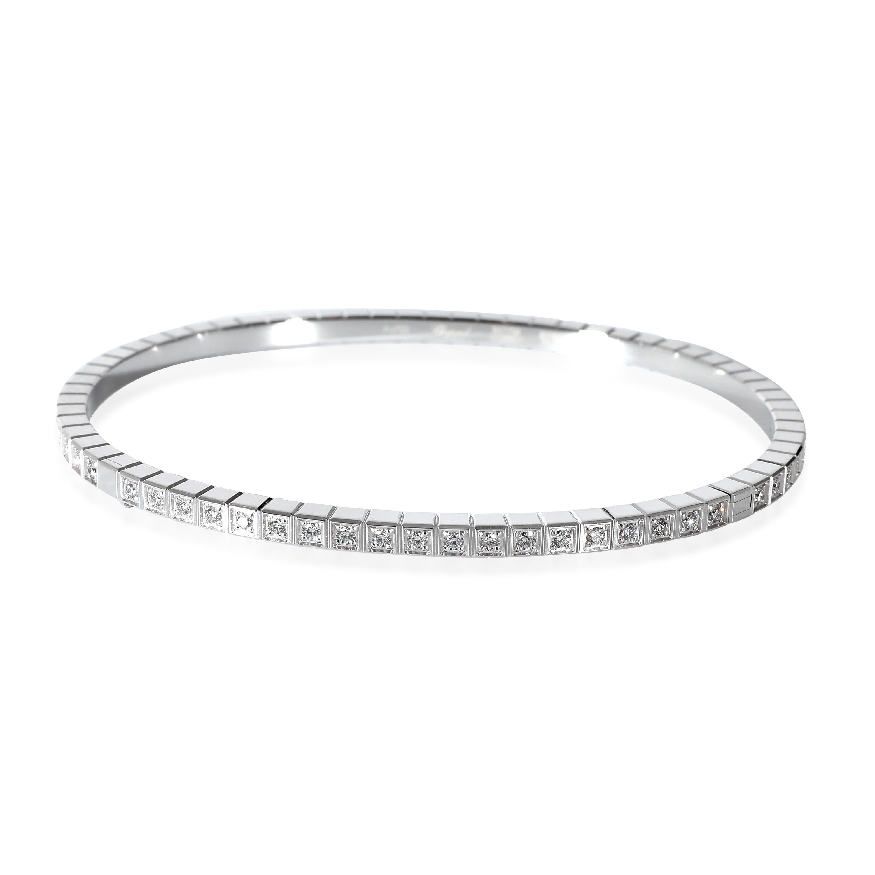 Chopard Ice Cube Eternity Diamond Bracelet in 18k White Gold 0.64 CTW

PRIMARY DETAILS
SKU: 134719
Listing Title: Chopard Ice Cube Eternity Diamond Bracelet in 18k White Gold 0.64 CTW
Condition Description: Retails for 10300 USD. In excellent