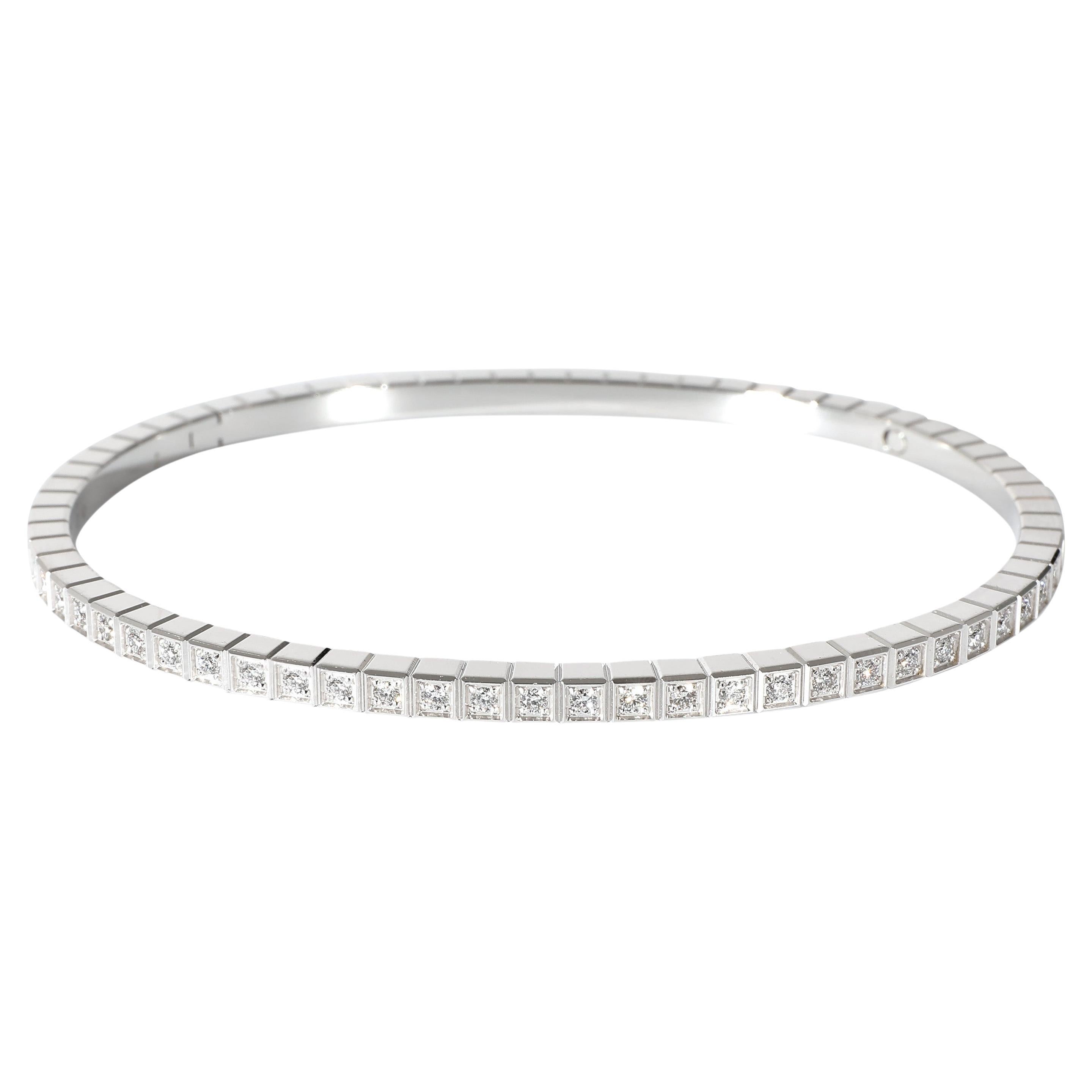 Chopard Ice Cube Eternity Diamond Bracelet in 18k White Gold 0.64 CTW