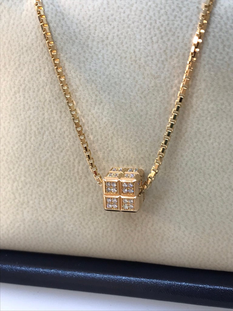 ICE CUBE NECKLACE DIAMOND