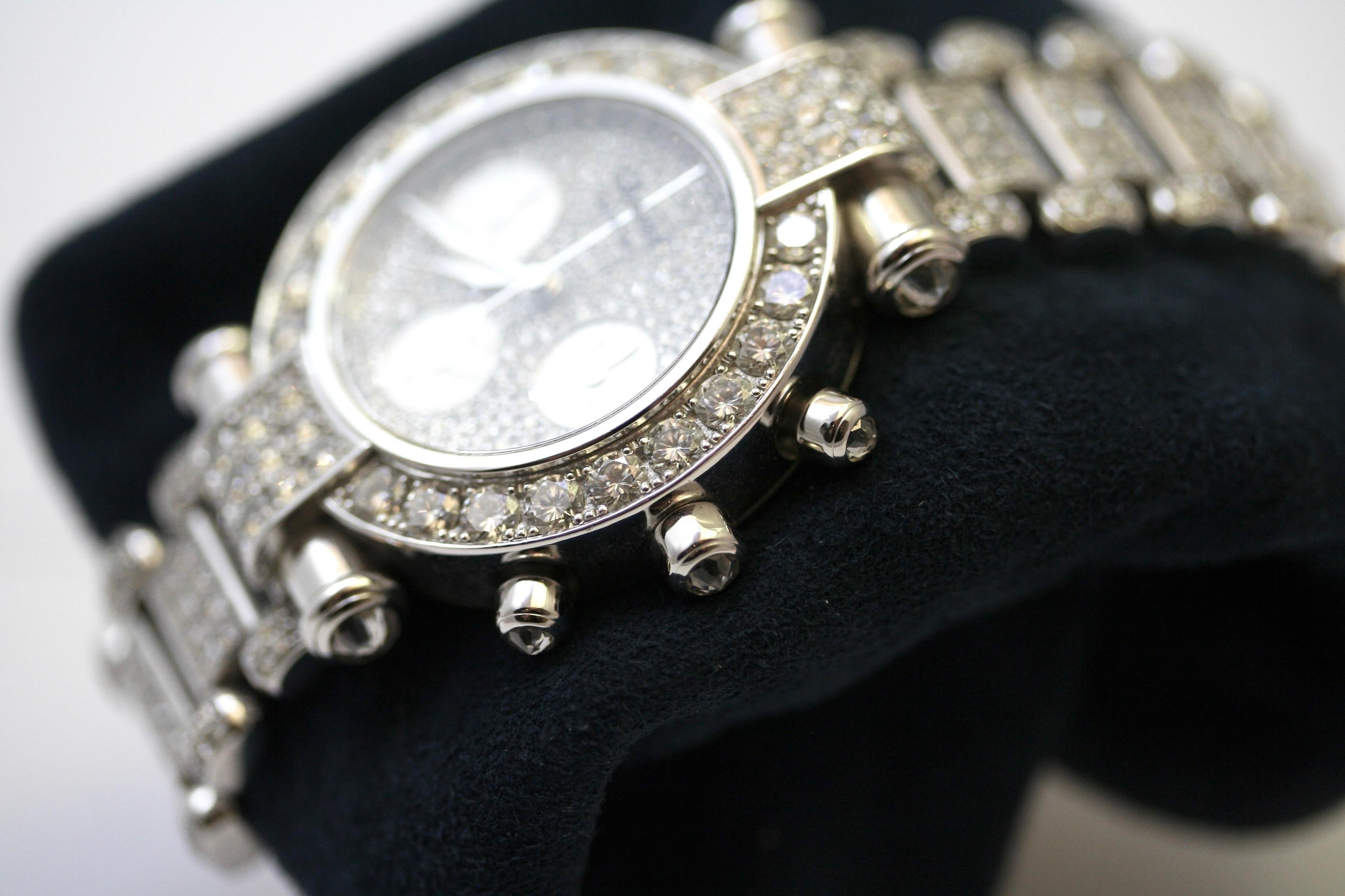 Chopard Imperiale Chronograph Diamonds Watch In Good Condition In Monte Carlo, MC