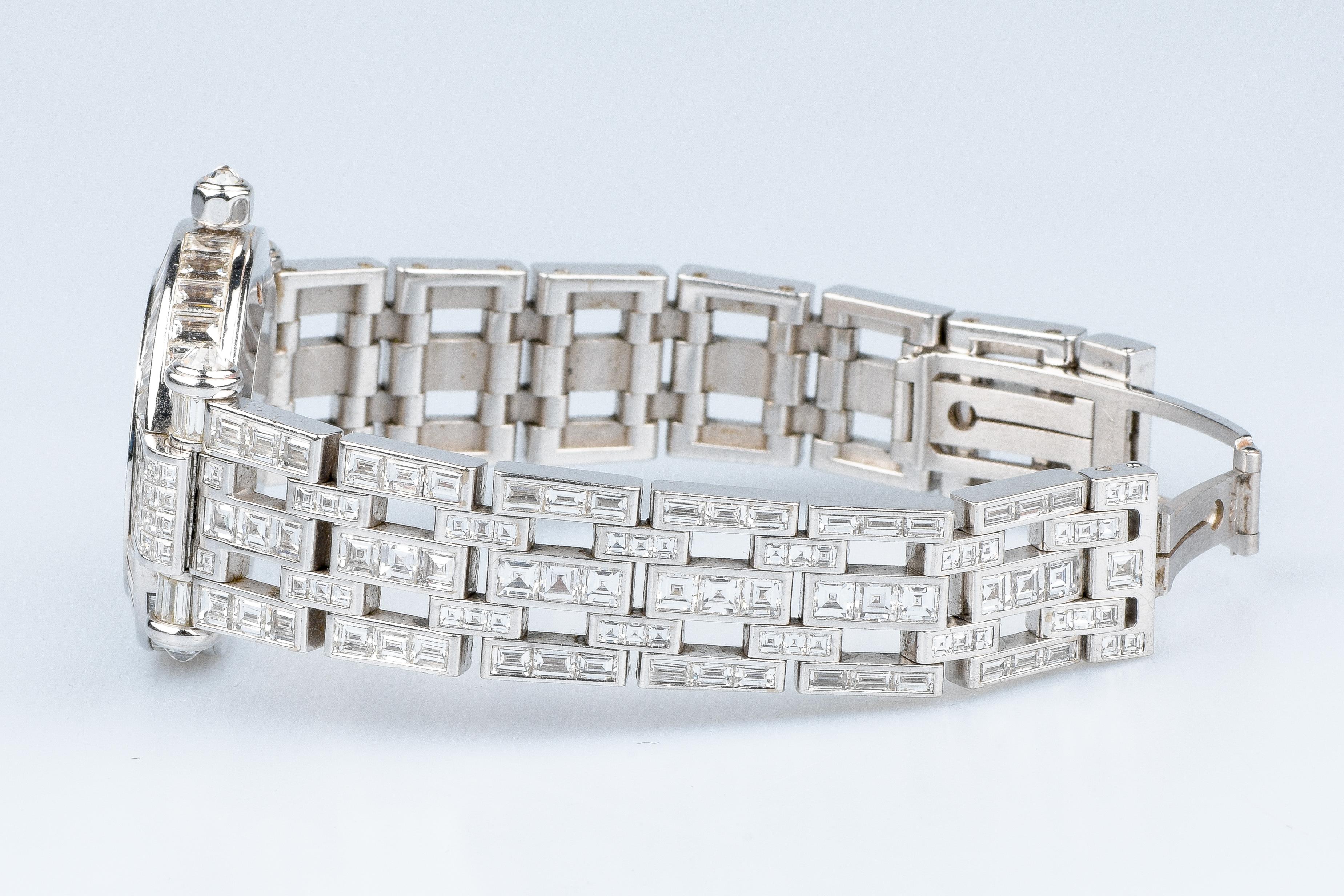Chopard Imperiale Ladies Wrist Watch 18 Carat White Gold Full Diamonds 10