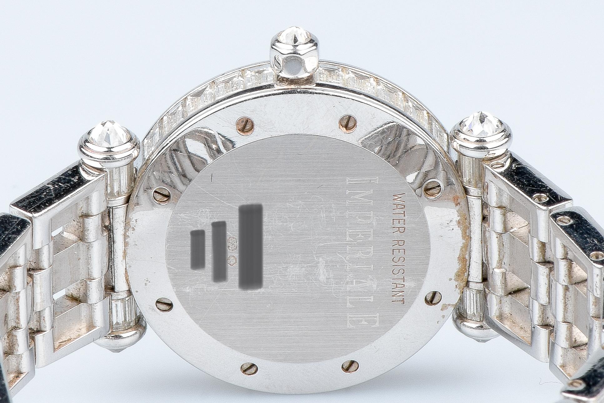 Chopard Imperiale Ladies Wrist Watch 18 Carat White Gold Full Diamonds 11